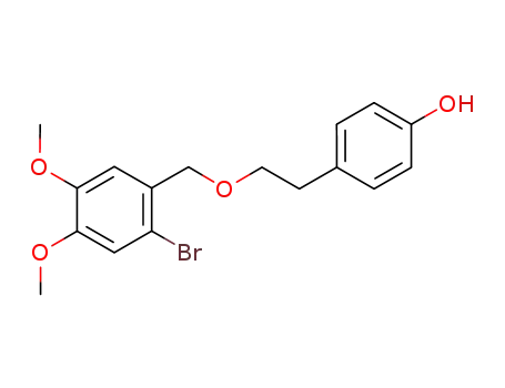 4-[2-(2-bromo-4,5-dimethoxybenzyloxy)ethyl]phenol