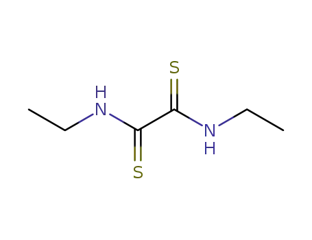Molecular Structure of 16475-50-6 (1,2-Bis(ethylamino)ethane-1,2-bisthione)