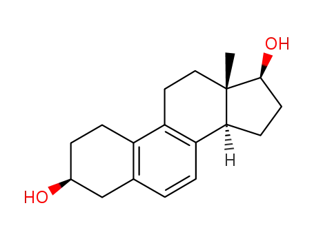 Molecular Structure of 517-07-7 (Estra-5,7,9-triene-3β,17β-diol)