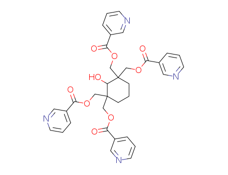 3-Pyridinecarboxylic acid, 1,1',1'',1'''-[(2-hydroxy-1,3-cyclohexanediylidene)tetrakis(methylene)] ester