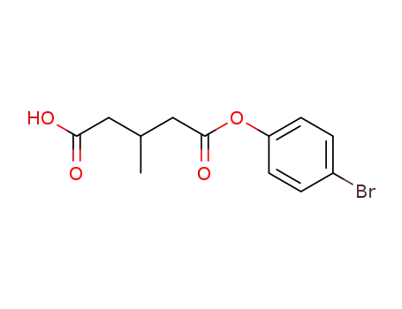 3-Methyl-glutarsaeure-mono-<p-brom-phenyl>-ester