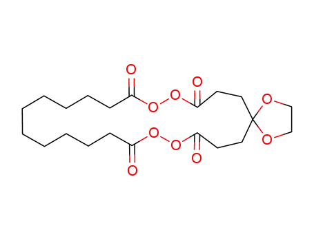 Molecular Structure of 106051-55-2 (1,4,9,10,23,24-Hexaoxaspiro[4.22]heptacosane-8,11,22,25-tetrone)