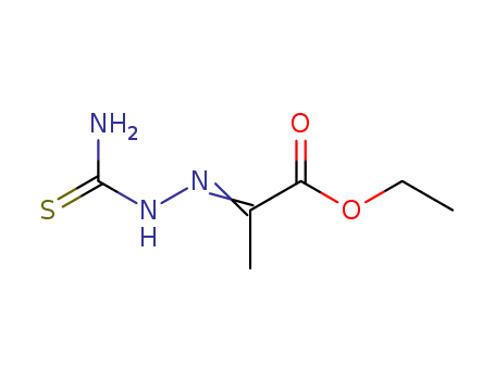 Propanoic acid,2-[2-(aminothioxomethyl)hydrazinylidene]-, ethyl ester cas  1114-98-3