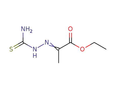 Molecular Structure of 1114-98-3 (ethyl (2Z)-2-(carbamothioylhydrazono)propanoate)