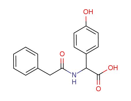 Benzeneacetic acid,4-hydroxy-a-[(phenylacetyl)amino]-, (S)-(9CI)