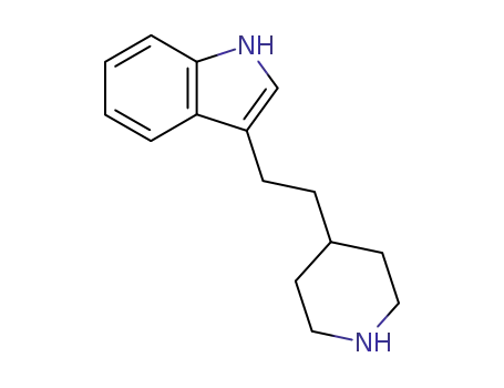 Molecular Structure of 63758-79-2 (3-(2-(PIPERIDIN-4-YL)ETHYL)-1H-INDOLE)