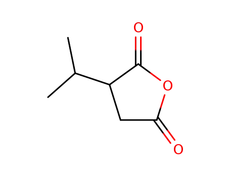 Molecular Structure of 49538-78-5 (2,5-Furandione, dihydro-3-(1-methylethyl)-)