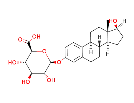 Molecular Structure of 15270-30-1 (estradiol-3-glucuronide)