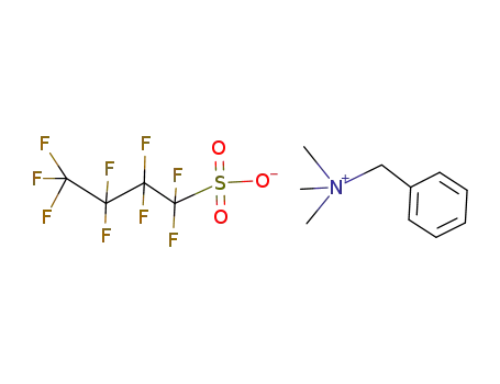 Molecular Structure of 25628-16-4 (trimethylbenzylammoniumperfluorobutylsulfonate)