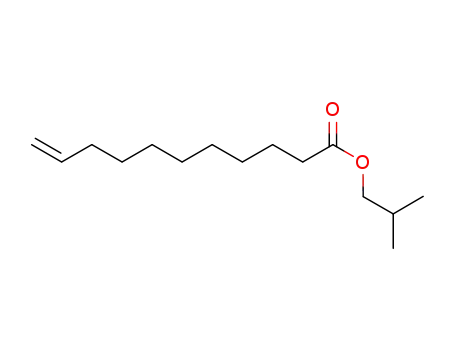Molecular Structure of 5421-27-2 (isobutyl undec-10-enoate)