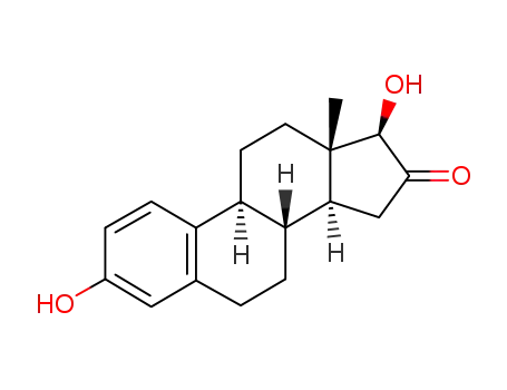 Molecular Structure of 6199-65-1 (3,17α-Dihydroxy-1,3,5(10)-estratrien-16-one)