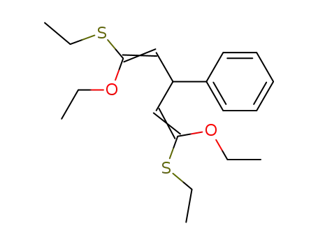 Molecular Structure of 32386-46-2 ([(Z)-3-Ethoxy-1-((E)-2-ethoxy-2-ethylsulfanyl-vinyl)-3-ethylsulfanyl-allyl]-benzene)