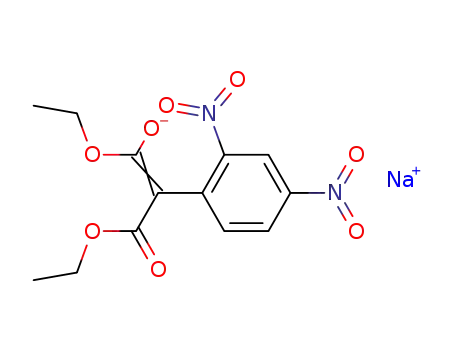 (2,4-dinitro-phenyl)-malonic acid diethyl ester; sodium-compound