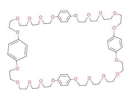 Molecular Structure of 134940-41-3 (1,4,7,10,13,18,21,24,27,30,35,38,41,44,47,52,55,58,61,64-icosaoxa<13,13,13,13>tetraparacyclophane)