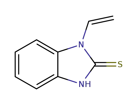 Molecular Structure of 58536-65-5 (2H-Benzimidazole-2-thione,1-ethenyl-1,3-dihydro-(9CI))