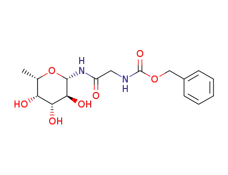 N-(N-benzyloxycarbonylglycyl)-β-L-fucopyranosylamine