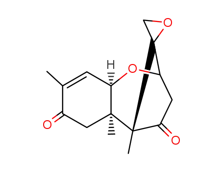 Molecular Structure of 4682-53-5 (12,13-epoxy-trichothec-9-ene-4,8-dione)