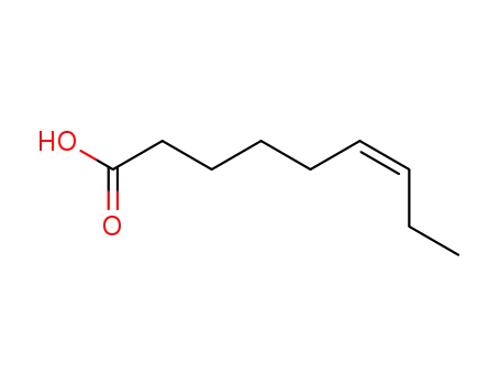 Molecular Structure of 41653-99-0 ((Z)-Non-6-enoic acid)