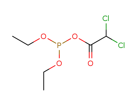 Molecular Structure of 872302-03-9 (dichloroacetyl-phosphorous acid diethyl ester)