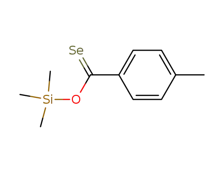Molecular Structure of 137768-63-9 (Benzenecarboselenoic acid, 4-methyl-, O-(trimethylsilyl) ester)