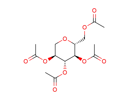Molecular Structure of 13137-69-4 (1-deoxy-D-glucose tetraacetate)