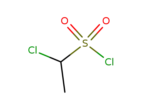 Molecular Structure of 3518-66-9 (Ethanesulfonyl chloride, 1-chloro-)