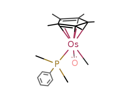 Molecular Structure of 107087-79-6 ({(η5-C5Me5)Os(CO)(PMe2Ph)Me})