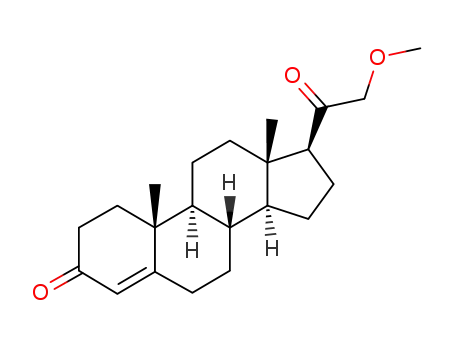 Molecular Structure of 20380-14-7 (21-methoxyprogesterone)
