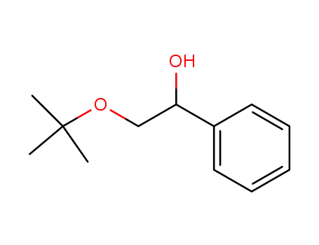 Molecular Structure of 87996-21-2 (Benzenemethanol, a-[(1,1-dimethylethoxy)methyl]-)
