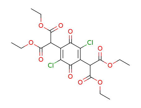 tetraethyl (3,6-dichloro-1,4-benzoquinone-2,5-diyl)dimalonate