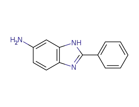 Molecular Structure of 1767-25-5 (2-Phenyl-1H-benzoimidazol-5-ylamine)