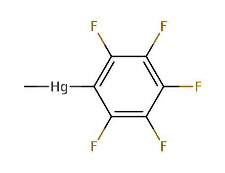 Molecular Structure of 653-38-3 ((pentafluoro phenyl) methyl mercury)