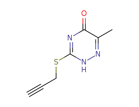 1,2,4-Triazin-5(2H)-one, 6-methyl-3-(2-propynylthio)-