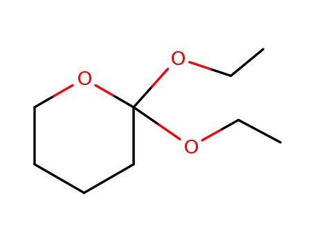 Molecular Structure of 53143-91-2 (2H-Pyran, 2,2-diethoxytetrahydro-)