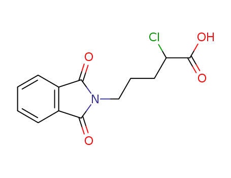 Molecular Structure of 26464-30-2 (2-chloro-5-phthalimido-pentanoic acid)