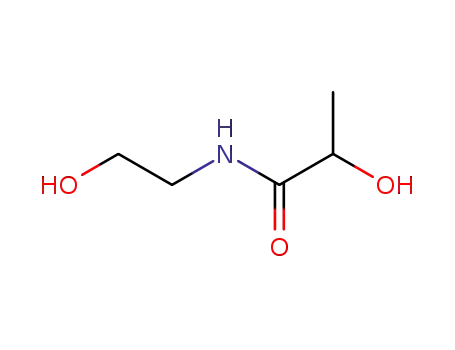 Molecular Structure of 5422-34-4 (N-(2-HYDROXYETHYL)LACTAMIDE)
