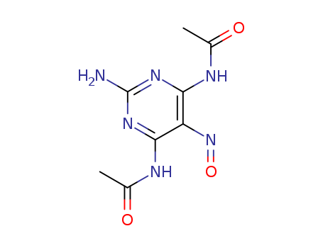 N,N'-(2-amino-5-nitrosopyrimidine-4,6-diyl)bisacetamide