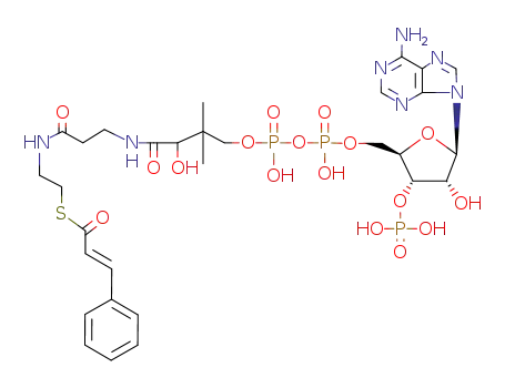 Molecular Structure of 76109-04-1 (cinnamoyl-coenzyme A)