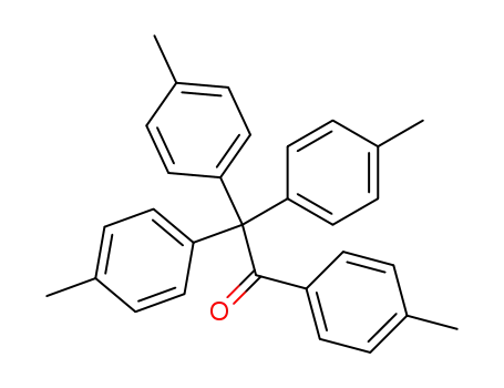 Molecular Structure of 19920-02-6 (Ethanone, tetrakis(4-methylphenyl)-)