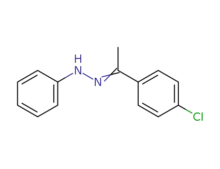 Molecular Structure of 57845-08-6 (1-(4-chlorophenyl)ethan-1-one phenylhydrazone)