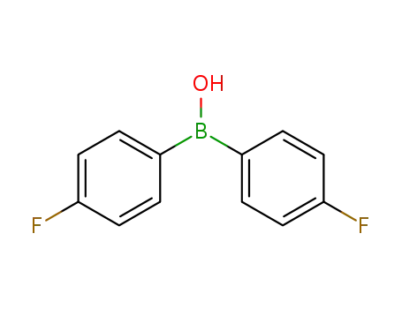 Molecular Structure of 176913-70-5 (Borinic acid, bis(4-fluorophenyl)-)