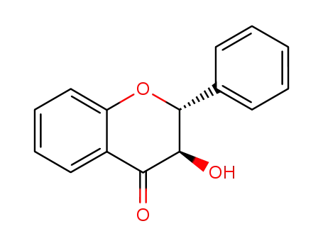 Molecular Structure of 94233-46-2 (4H-1-Benzopyran-4-one, 2,3-dihydro-3-hydroxy-2-phenyl-, (2R,3R)-rel-)