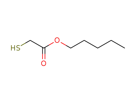 Molecular Structure of 6380-70-7 (pentyl mercaptoacetate)