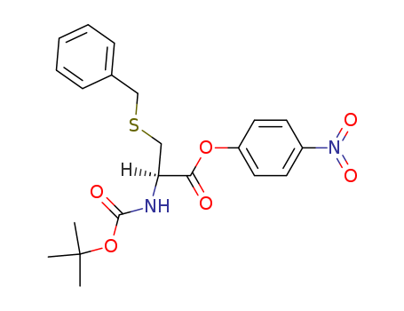 L-Cysteine,N-[(1,1-dimethylethoxy)carbonyl]-S-(phenylmethyl)-, 4-nitrophenyl ester cas  3560-17-6