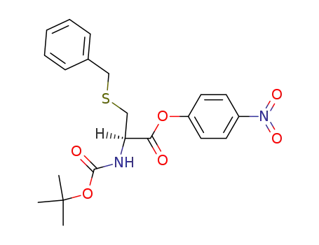 Molecular Structure of 3560-17-6 (BOC-CYS(BZL)-ONP)