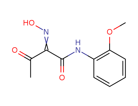 (2E)-2-hydroxyimino-N-(2-methoxyphenyl)-3-oxo-butanamide