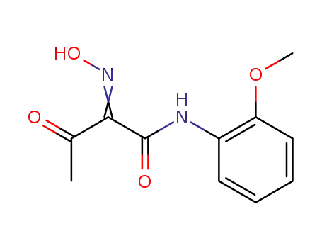 2-(hydroxyimino)-N-(2-methoxyphenyl)-3-oxobutyramide