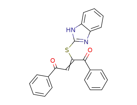 Molecular Structure of 103742-59-2 (3-(2-benzimidazolylthio)-1,4-dioxo-1,4-diphenyl-2-butene)