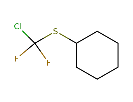 Molecular Structure of 68409-01-8 ((Chloro-difluoro-methylsulfanyl)-cyclohexane)