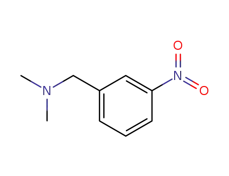Molecular Structure of 15184-95-9 (N,N-dimethyl-1-(3-nitrophenyl)methanamine)